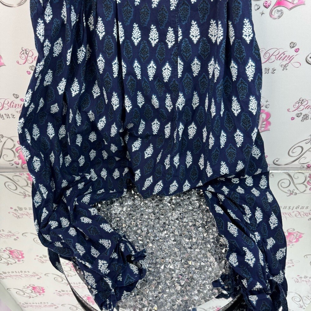 Desi weavess one piece jumper pants suit Blue Sleeveless Button-Down collared - Picture 14 of 16